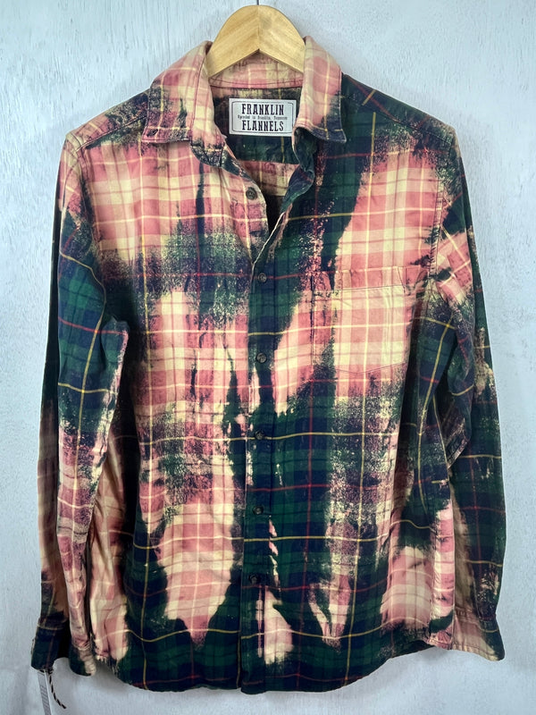 Vintage Green, Pink, Light Yellow and Navy Blue Size Small