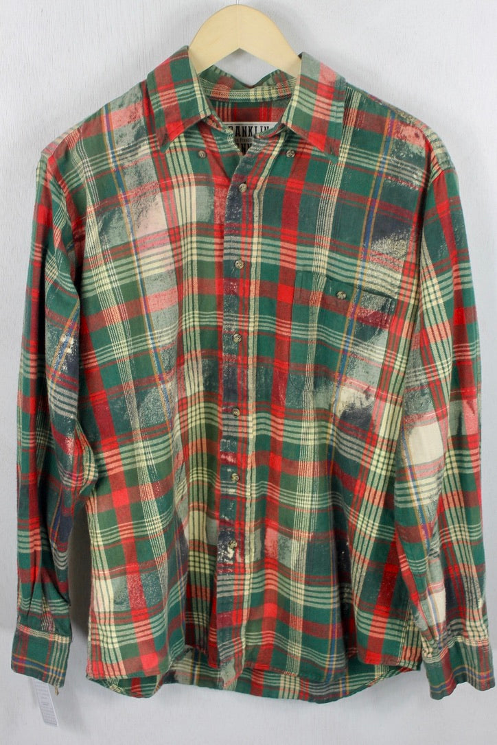 Vintage Red and Green Flannel Size Medium
