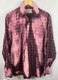 Vintage Purple and Lavender Flannel Size Large