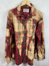 Vintage Red, Gold and Green Lightweight Cotton Size XL