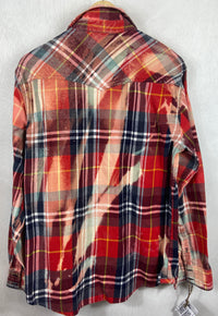 Vintage Red, Blue, Yellow and White Size Large