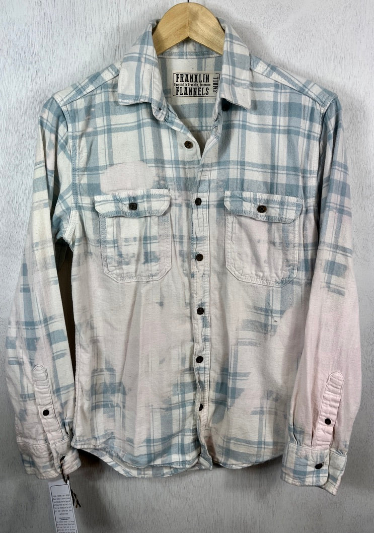 Vintage Sky Blue, White and Pink Size Small
