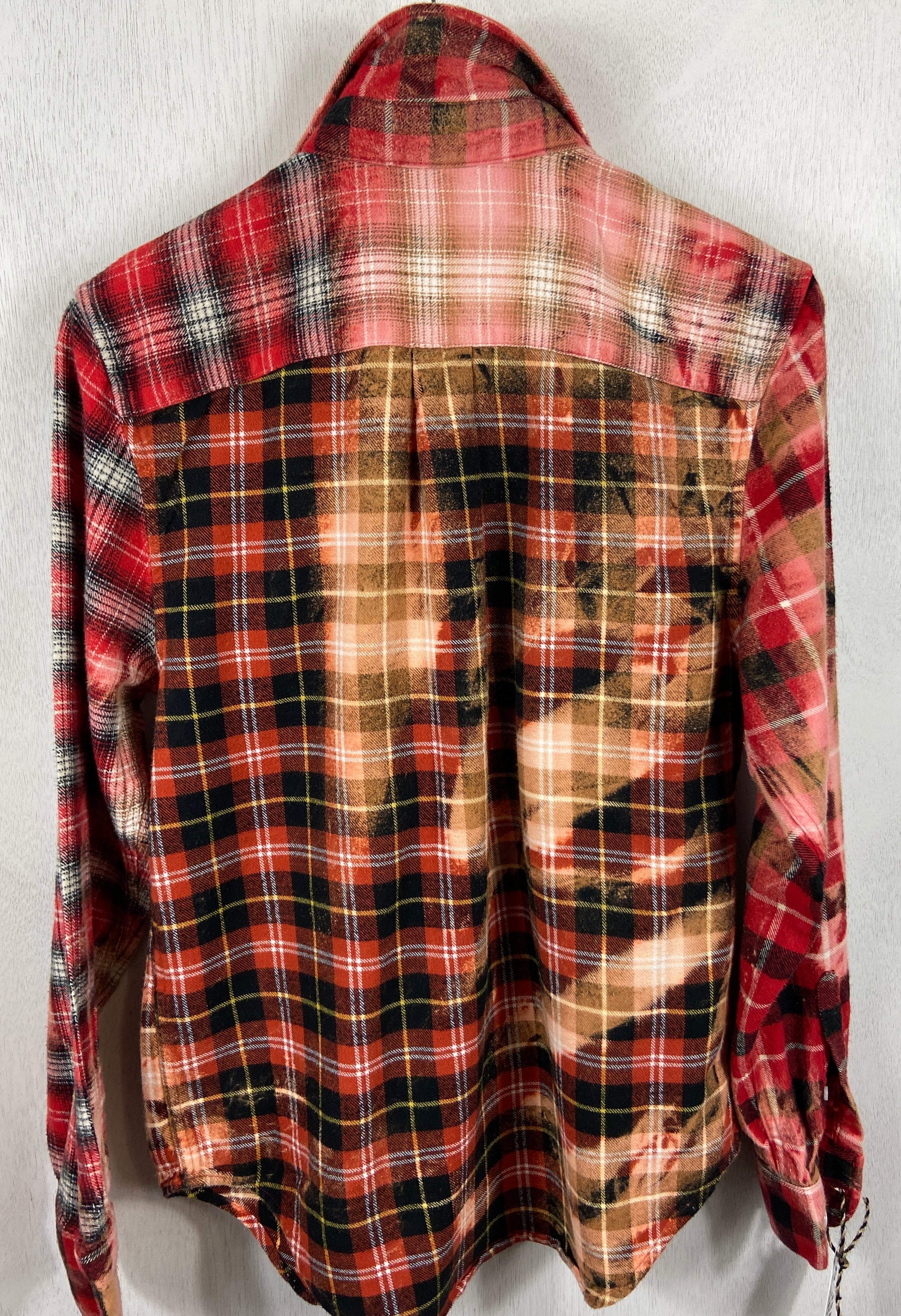 Vintage Red, Black and Gold Flannel Size Small | Franklin Flannels Vintage Red, Black and Gold Flannel Size Small | Franklin Flannels