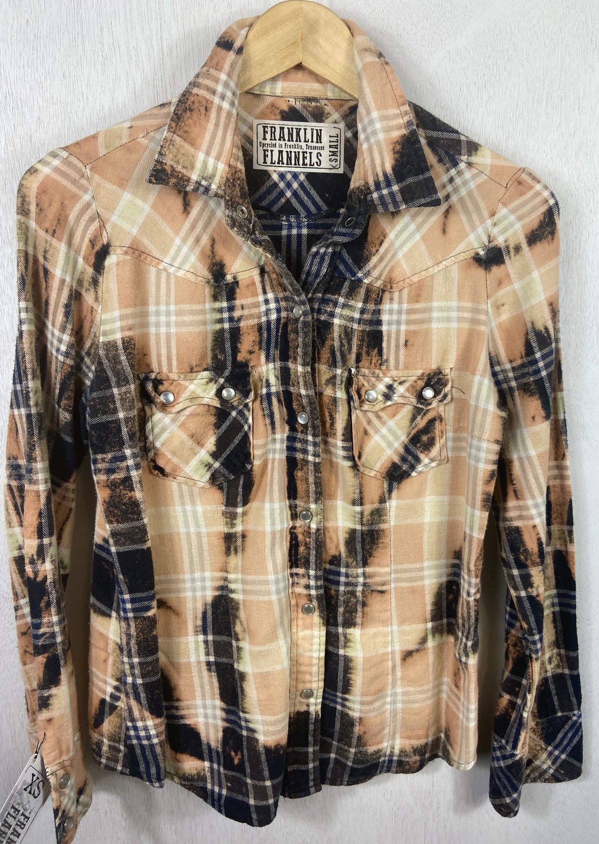 Franklin Flannels Western Style vintage flannel Size XS