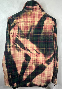 Vintage Green, Pink, Light Yellow and Navy Blue Size Small