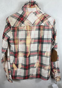 Vintage Red, Green and White Flannel Size Small