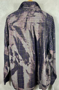 Vintage Purple and Lavender Lightweight Cotton Size XL