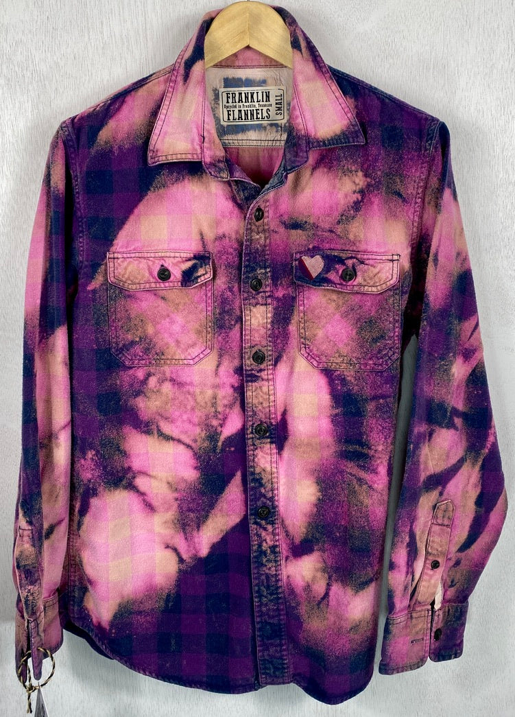 Vintage Purple and Pink Flannel Size Small
