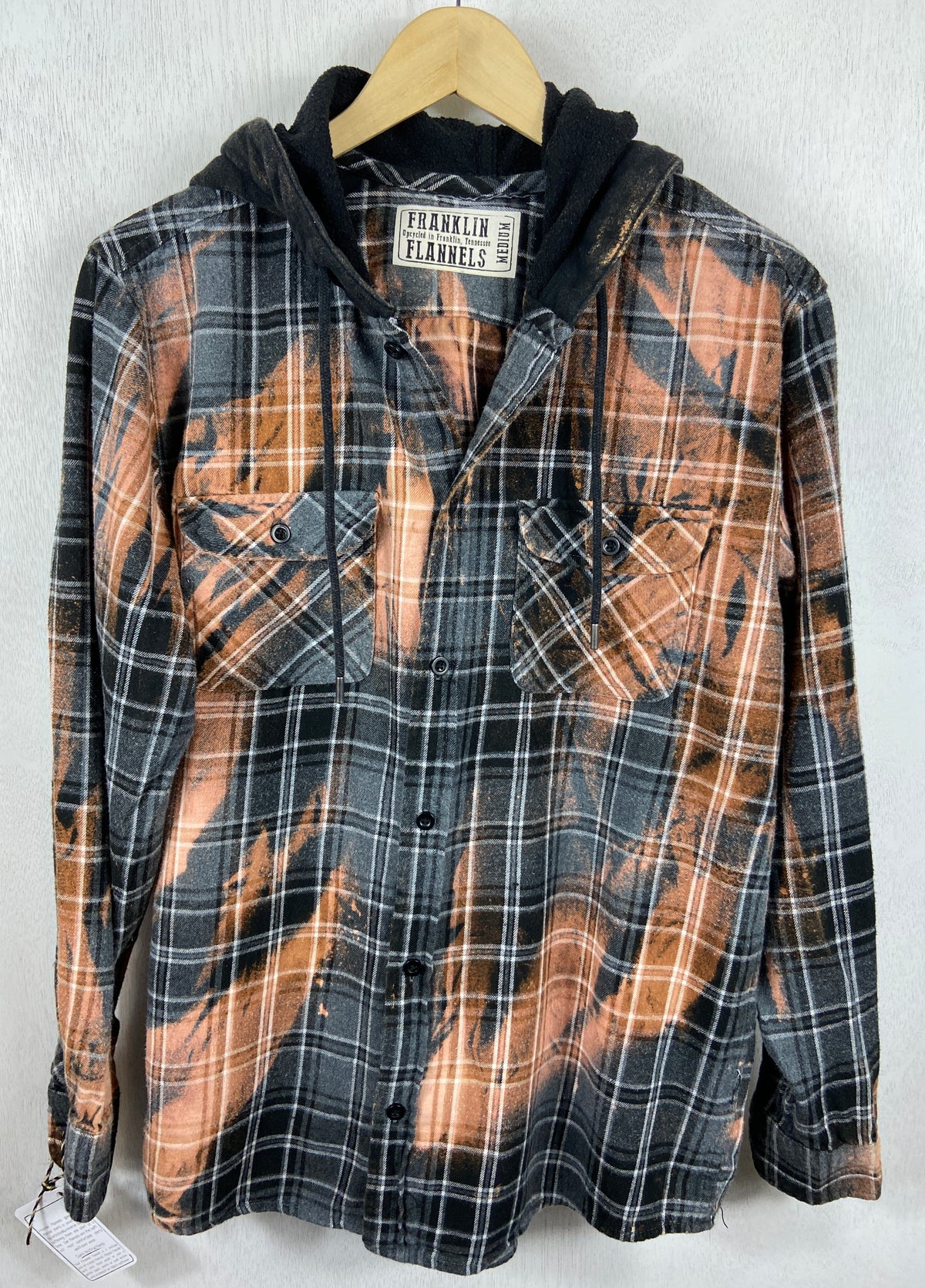 Franklin Flannels vintage flannel hoodie