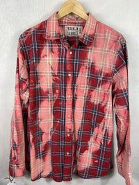 Vintage Red, Blue and White Lightweight Cotton Size Large