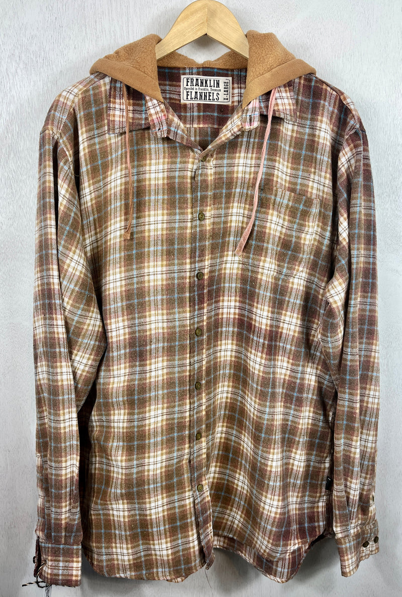 Vintage discount flannel hoodie