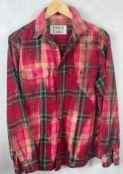 Vintage Red, Green and Pink Flannel Size Large