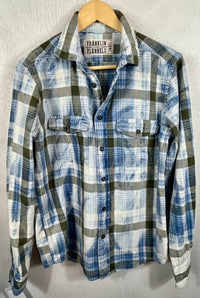 Vintage Sage, Light Blue and White Denim Size Small