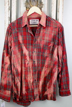 Vintage Red Classic Flannel Size Large